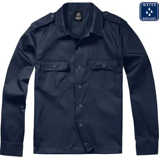 Brandit Textil Us Langarmhemd Navy 2XL