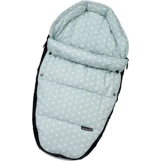 Gesslein Kuschelnest Baby Nestchen, aqua mint, für Kinderwagenwannen, Tragetaschen oder Babyschalen, Made in Germany grün