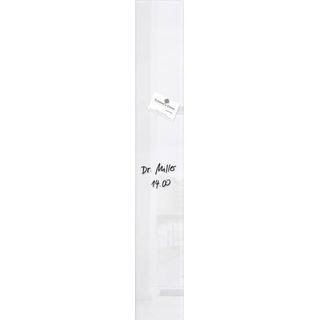Sigel Glas-Magnettafel Artverum Super-Weiß (B x H) 12cm x 78cm GL101