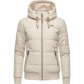 Ragwear Steppjacke Nuggys Solid stylische und taillierte Winterjacke beige|braun XXXL (46)