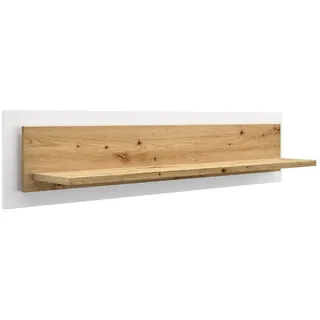 HARPER Wandboard Wandboard HARPER CRAWLEY BHT 134x30x25 cm braun Steckboard Wandregal braun
