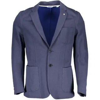 GANT Herren Jacke Sakko Blazer Businessjacke Herrenjacke, mit Knopfverschluss , Größe:50, Farbe:Blau