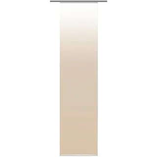 Xxxl Flächenvorhang Madrid, Sand, Textil, Farbverlauf, 60x245 cm, mit Paneelwagen, Seidenoptik, Metallabschlussleisten, Wohntextilien, Gardinen & Vorhänge, Schiebegardinen