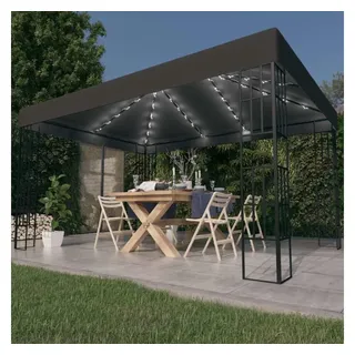 vidaXL Pavillon 3 x 4 m Anthrazit