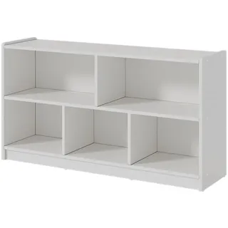 Vicco Kinderregal Conny, Weiß, 112 x 60.5 cm, zur Aufbewahrung von Spielzeug und Büchern geeignet