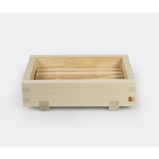 Yamashita Kogei Hinoki Zypresse Holz Seifenschale - Japanische Onsen Hot-Federwanne Stil