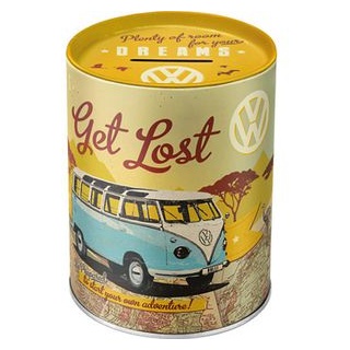 Nostalgic-Art Spardose 31003 VW Bulli, Lets Get Lost, Ø 10 x 13cm
