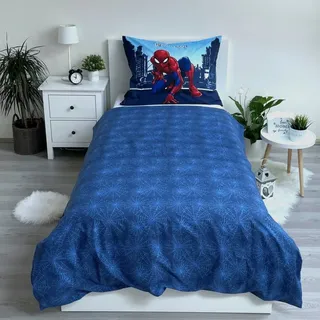 SpiderMan Wendebettwäsche Spiderman Mehrfarbig 140 x 200 cm + 70 x 90 cm