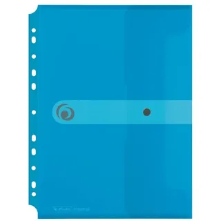 Herlitz Dokumentenmappe A4 Transparent/Blau