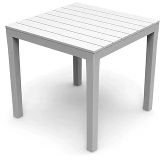 Mojawo - Gartentisch Bali Eckig Weiß 78x78x72cm-dtbl028bi
