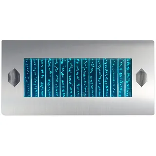 JVmoebel Zimmerbrunnen led Wasserwand Wasser Wände Wasser Blasen Wand Waterwall Bild, Made in Europa beige