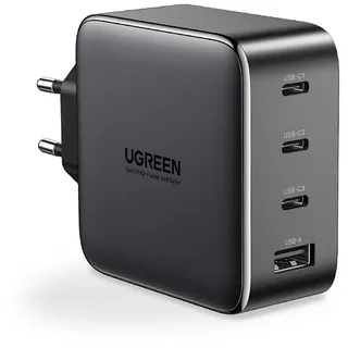 UGREEN 100W GaN Tech Schnell-Ladegerät, Schwarz