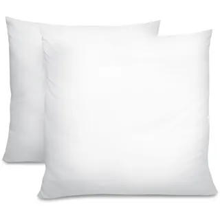 Beautissu BeauNuit UK Kopfkissen 80 x 80 cm Weiß