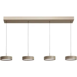 Dieter Knoll Led-Hängeleuchte Bellevue, Sand, Metall, Uni,Uni, länglich,länglich, 17.5x180x118 cm, RoHS, CE, höhenverstellbar, 3 Helligkeitsstufen, Lampen & Leuchten, Innenbeleuchtung, Leuchten nach Räumen, Esstischlampen