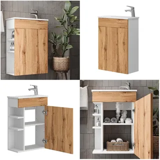 Vicco Waschtischunterschrank 50 x 70 x 25 cm Braun