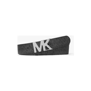 MK Wendbarer Gürtel mit Logoschnalle - Schwarz - Michael Kors - ONE SIZE