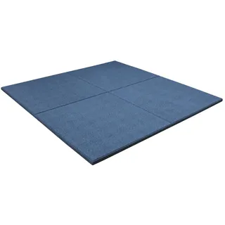 LANDGRID 1m2 Grau 50x50x2,5cm Fallschutzmatten Gummiplatten Garten Pool Gummimatten Fallschutz
