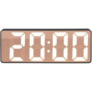 Karlsson [DL] Alarm Clock Copper Mirror LED Flat Black
