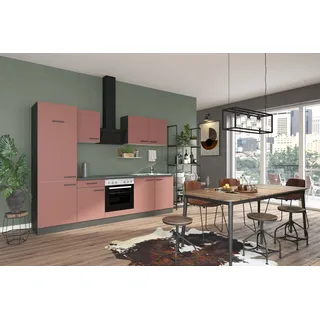 OPTIFIT Küchenzeile Palma 270 cm rot