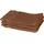 Waschhandschuh 16 x 22 cm braun 3 St.