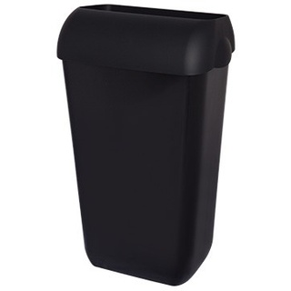 *SALE* Abfallbehälter, Mülleimer, Blanc, 25-Liter hängend, Wandmontage oder stehend, mit Deckel abnehmbar : Farbe - Schwarz