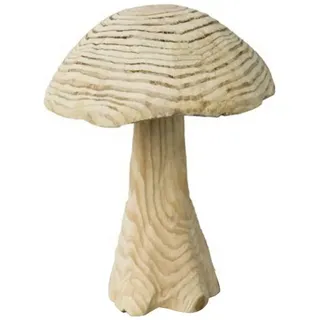Gasper Dekofigur VIOS, Braun, H 28 cm, Paulownia Holz, Deko-Pilz (1 St) braun