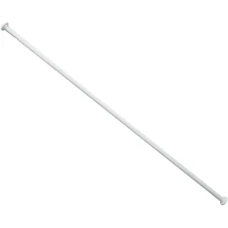 Alu Duschvorhangstange Weiß von bis 70-120 cm Duschstange Teleskopstange Klemmstange für Badewannen Duschen