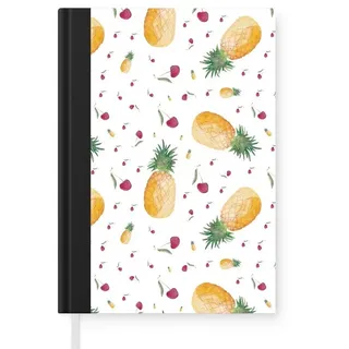 MuchoWow Notizbuch Obst - Design - Aquarell, Notebook, Notizblock a5, Tagebuch, Journal Liniert
