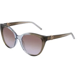 Escada ESCSESD87 Unisex-Sonnenbrille Vollrand Butterfly Kunststoff-Gestell, transparent