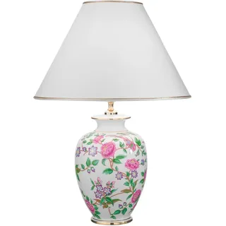 KOLARZ Tischlampe Giardino Flora, Höhe 55 cm, weiß/bunt