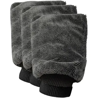 Generisch Ultra Wipes Trocken Handschuhe Saugstarke Mikrofasertücher, Waschhandschuh, Händehandtuch, Mikrofaser (Grau)
