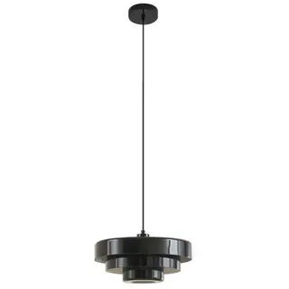 LINDBY Tivra 1-flg. Ø 35 cm Metall schwarz