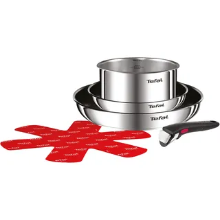 Tefal Tefal® Pfannen-Set INGENIO EMOTION silber 5-tlg., 1 Set