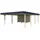 Carport braun inkl