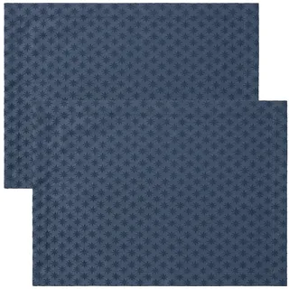 Erwin Müller Platzset Tischset "Denia" 2er-Pack, fleckabweisend Sterne blau