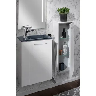 Waschbeckenunterschrank FACKELMANN Schränke weiß (white) Bad-Waschbecken-Unterschränke Badmöbel für Gäste-WC, Breite ca. 45 cm