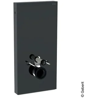 Geberit Monolith Sanitärmodul für Wand-WC, 101cm, Gl. la., S. Alu SW-chrom