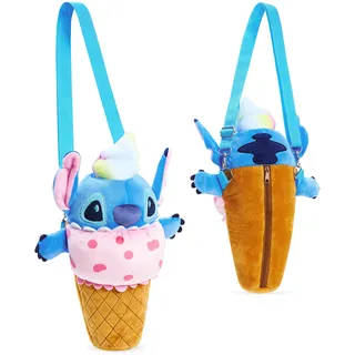 Disney Handtasche Kinder Mädchen Stitch Tasche Minnie Kindertasche Mädchen Cute Plüsch Geschenke für Kinder Teenager und Frauen (Multi Stitch) - Einheitsgröße