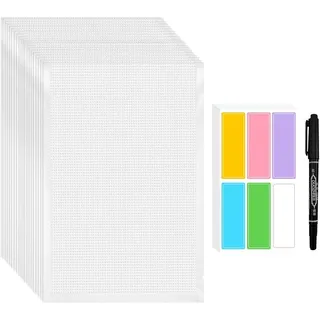 Vakuumierbeutel 15 x 25 cm, 50 Beutel Vakuumbeutel für Lebensmittel | Gefrierbeutel für Alle Vakuumiergerät, Vorgeschnittene Vakuumbeutel für Sous Vide, mit Etiketten und Marker