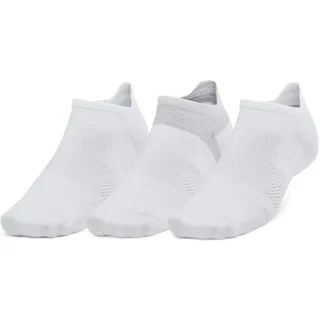 Under Armour Run Lite No Show Tab Laufsocken 3er Pack Weiß 47-50