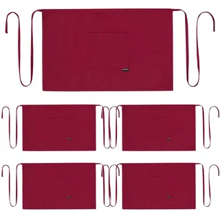 PALLTEX Amaya Vorbinder Unisex Vorbinder Männer Kurz Vorbinder Damen Kurz Schürze Damen Schürze Herren für Kochen Basteln Malen Backen - Einheitsgröße
