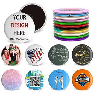 Individuelle Magnete in Großpackung, 10–100 personalisierte Foto-Magnete mit Ihrem Bild/Logo/Text/QR-Code, individuelles Geschenk, Metall-Kühlschrankmagnete für Hochzeit, Firma, Souvenir, Promotion