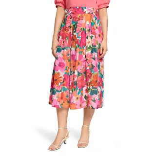 Vera Mont Maxirock Damen Floral Gelb/Pink 38