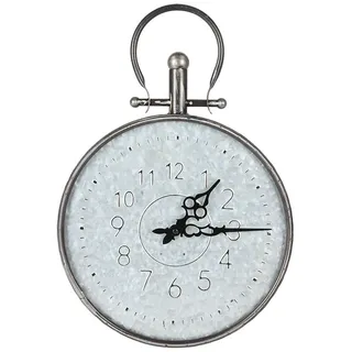 Buri - Retro Wanduhr 31,5cm Taschenuhr Design Küchenuhr Wohnzimmeruhr Baduhr Quartz Uhr