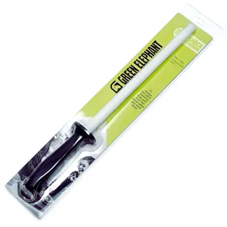 Green Elephant Messer Wetzstahl Keramik, Schleifstab Aus Langlebigem Und Leichtgewichtigem Keramik, Müheloses Und Schnelles Schleifen Und Schärfen Ihrer Messer, Länge 27,9 cm (11 Inch)