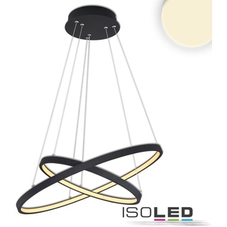 ISOLED LED Hängeleuchte RING 18W+23W, 3000K, IP20, schwarz ISO-115658
