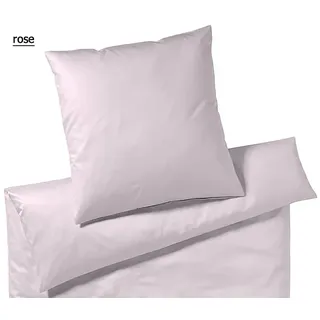 Elegante Bettwäsche Solid Jersey - 135x200 cm + 80x80 cm	rose