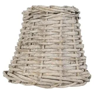 Clayre & Eef Lampenschirm Ø 14x12 cm Braun Rattan - Braun