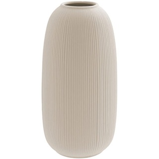 Storefactory - Vase, Blumenvase - ÅBY - Keramik - beige - (ØxH) 12 x 25 cm