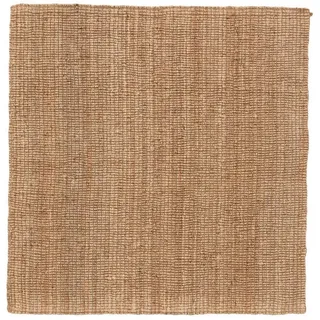 KUNSTLOFT Svea Juteteppich 150 x 150 cm Beige